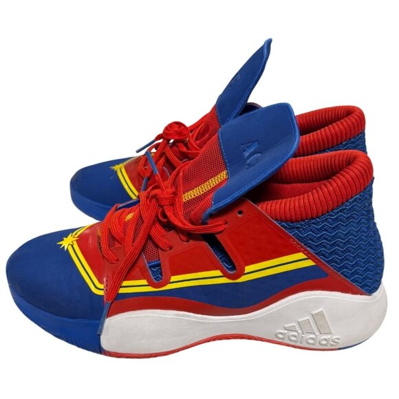 Adidas Mens Pro Vision X Marvel Heroes Among Us Captain Marvel Shoes Size 9 - Picture 3 of 15